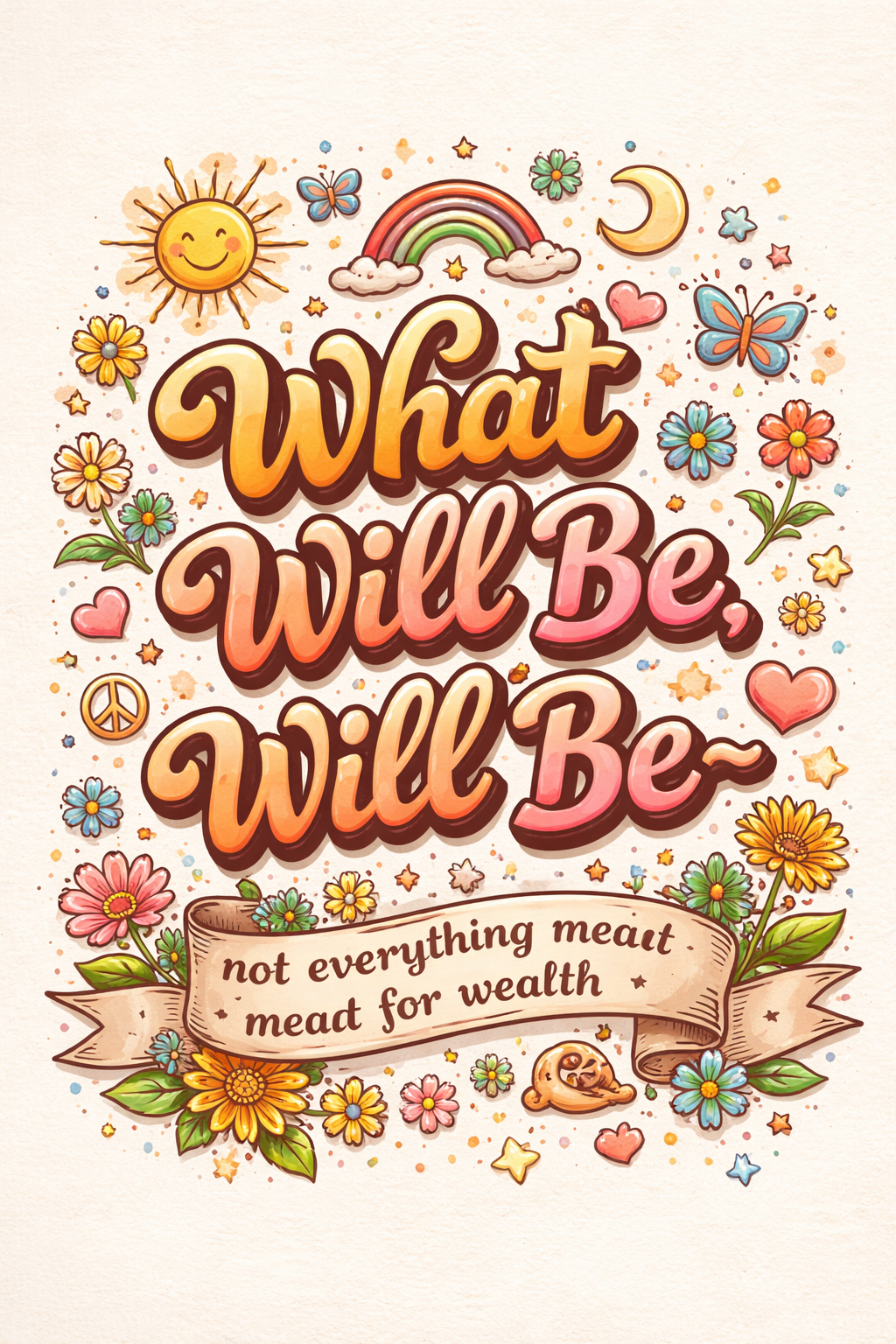 WHAT WILL BE WILL BE